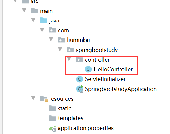创建HelloController